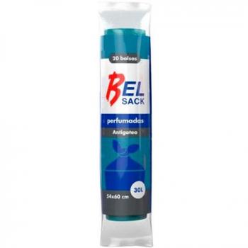 Pack de 20 Bolsas Belsack G55 30L, Rollo, Blanco