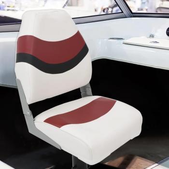 Lot de deux chaises de bateau avec pied tournant plein cercle – VidaXL