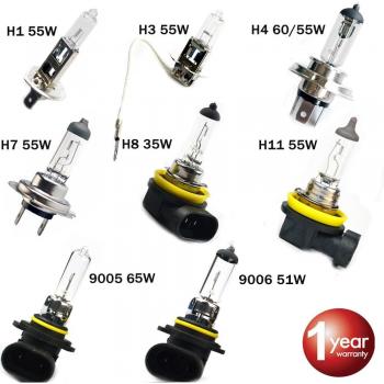 Flytop Halogen Scheinwerfer 12V 4000K H1 H3 H4 H7 H8 H11 9005 HB3 9006 HB4