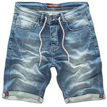 Rock Creek Herren Jeansshorts Regular Fit Sweatshorts Denim Kurz Hose W40