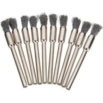 Dremel 10Pcs Wire Wheel Brush Surface Treatment Kit