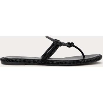 Tory Burch Flache Sandalen Miller Schwarz Damen Größe 39