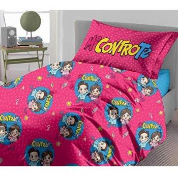 ME CONTRO TE Parure Copripiumino Letto 1 Piazza e Mezza 200x200cm