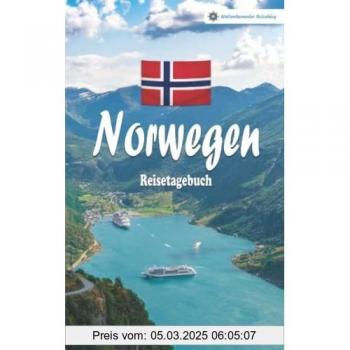 Norwegen Reisetagebuch: Buntes Reise-Notizbuch zum Selberschreiben | Mit Checklisten und Fragen zum Ausfüllen | Kompaktes A5 Format (Reisetagebücher vom Weltenbummler Reiseblog)