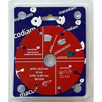 DISCO ACERO 115 MACK CORTE MADERA PLASTIC