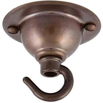ElekTek 65mm Ceiling Rose Hook Plate Light Fitting