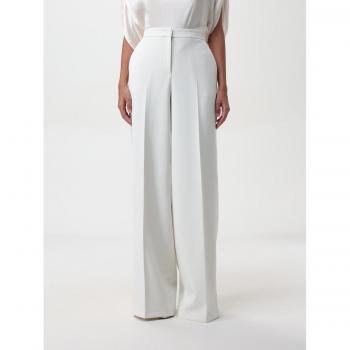 PINKO Women's White Wide Leg Pants