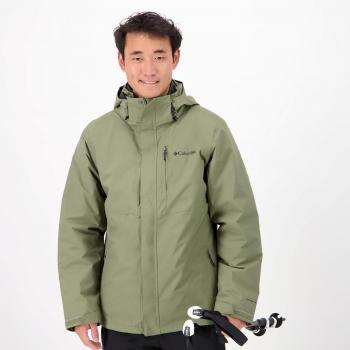 Kaki Columbia Element Anorak pour Hommes Taille M