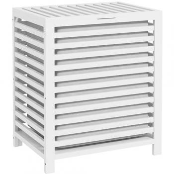 Cesto de Ropa Homcom con Tapa y Asas 55L