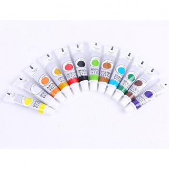 Peinture acrylique pour artistes 12 couleurs