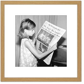 Eagle on the Moon: NASA Headline Print – 8x8