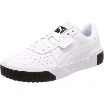 Puma Women’s Cali Trainers, Noir-Blanc Mix, UK 8 – Stylish Casual Sneakers