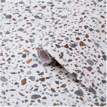 D‑C‑Fix Terrazzo‑Design Folie Grau/Bunt 67,5 x200 cm