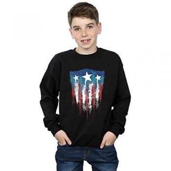 Red White Blue Shield Crewneck