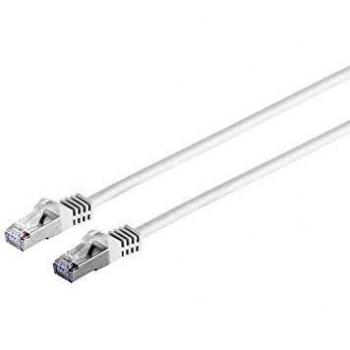 S/CONN maximum connectivity RJ45 Patchkabel m. CAT 7 Rohkabel PIMF weiß 30m