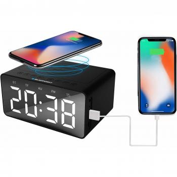 BLAU PUNKT BLP2830-001.133 – Radio/ réveil Bluetooth, chargeur Qi