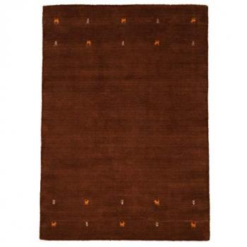 Handcrafted Brown Gabbeh Wool Carpet – 140x200 cm (Rectangular)