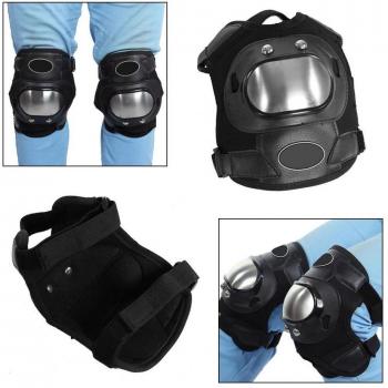 2 Pcs Protective Knee Pads and Shin Guards for Sports