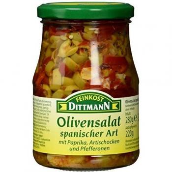 Feinkost Dittmann Olivensalat spanischer Art Glas (1 x 280 g)