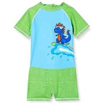 Costume intero per bambini Playshoes Dino con protezione solare