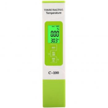 Testeur de salinité TDS EC C-100 pour eau de mer