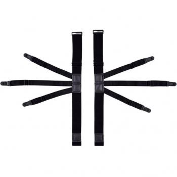 2 Pack Elastic Leg Holders with Plastic Clips