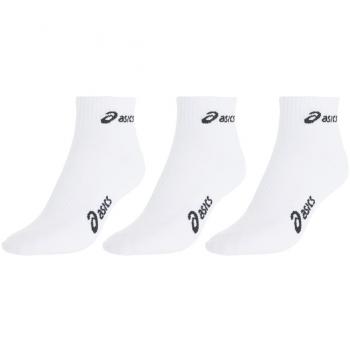 ASICS 3PPK Standard White Quarter Sock – M