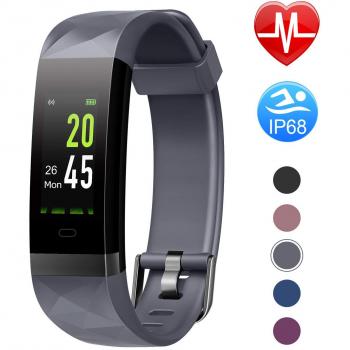 LetsFit Smartwatch – Wasserdichtes Fitness Armband mit Farbdisplay