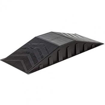 Kompakte Skaterampe Schwarz 112x45x15 cm