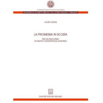 La promessa in Scozia. Per un percorso di diritto contrattuale europeo