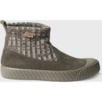Zapatos abotinados Toni Pons de serraje para mujer