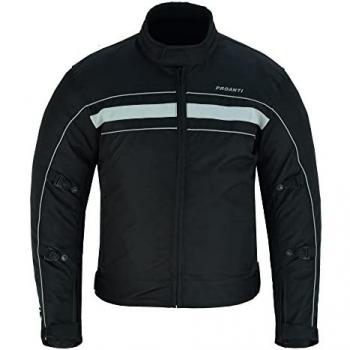 PROANTI Textil Motorradjacke Gr. M schwarz