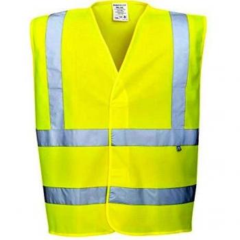 Gilet HV Jaune Résistant aux Flammes Taille 2XL/3XL