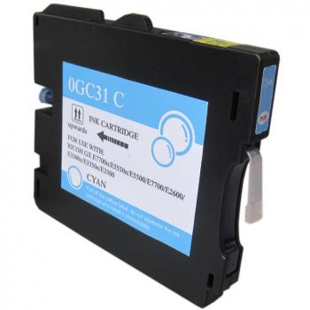 Cartucho de Tinta Pigmentada Cyan Compatible Ricoh GC31C