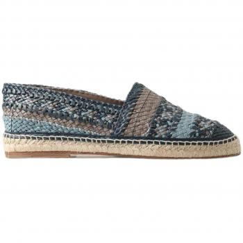 Dolce & Gabbana Multicolor Leather Espadrilles Size 9 US
