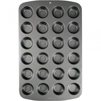 Carbon‑Steel Mini Muffin Pan 24 Cups – PME CSB111 (Non‑Stick, Grey)