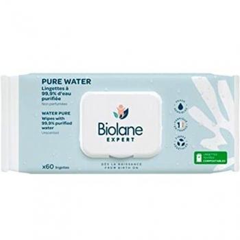 BIOLANE EXPERT LINGETTES EAU PURE 3X60