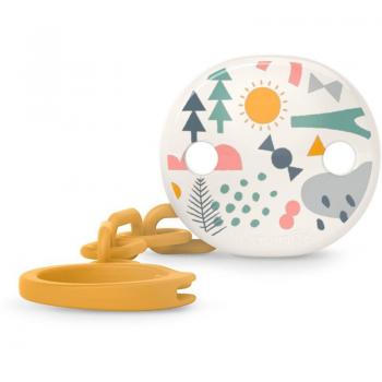 Clipe Suavinex Walk Soother Amarelo para Chupeta 1 un