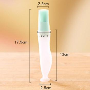 Brosse de barbecue avec bouteille d'huile non toxique
