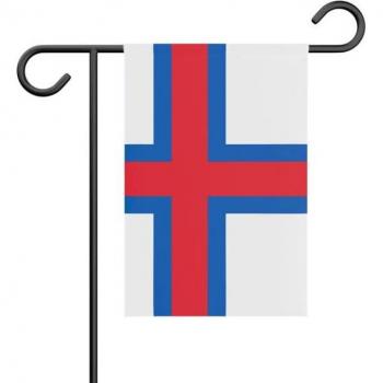 Reversible Faroe Islands Flag Outdoor Banner 32x47.5cm Polyester