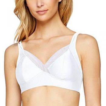 White Triangle Bra with Feel Good Support (Playtex)