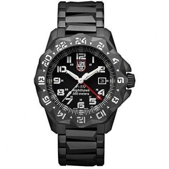 Luminox F117 Nighthawk Military Pilot Watch – 44mm, Black (Mens)