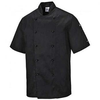 Portwest Kent Chef's Short Sleeve Jacket for Men