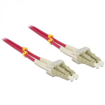Delock 84641 2 m Kabel Lichtwellenleiter LC / LC 50/125 µm Multimode OM4