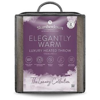 Slumberdown Elegantly Warm Heated Throw