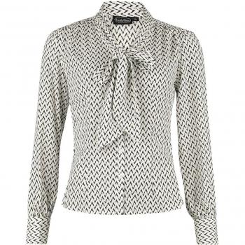 Blusa Crepe con Fiocco Voodoo Vixen