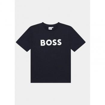 Boss Boys' Short Sleeve Navy T-Shirt
