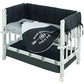 Culla a Rotazione 3‑in‑1 “RockStar” in Legno Bianco