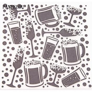 Plantilla de álbum de fotos con diseño en relieve