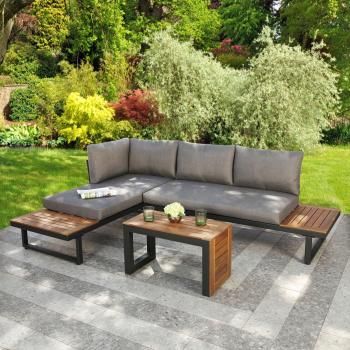 Demeter Grey Modular Corner Sofa